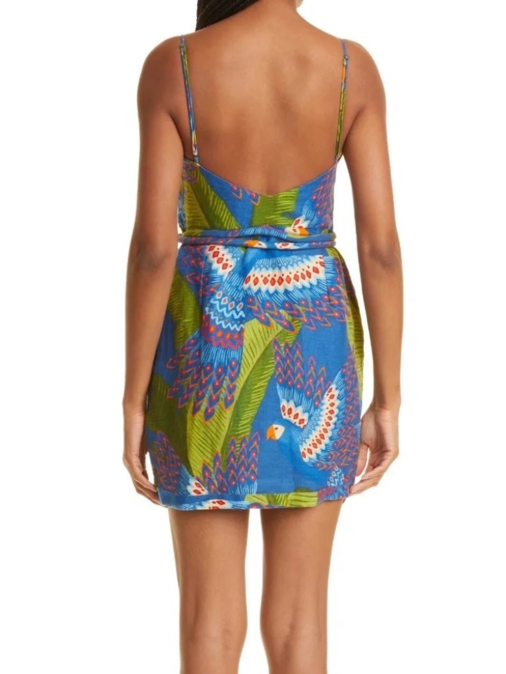 FARM Rio Mini Dress XS Bird print - Picture 2 of 8